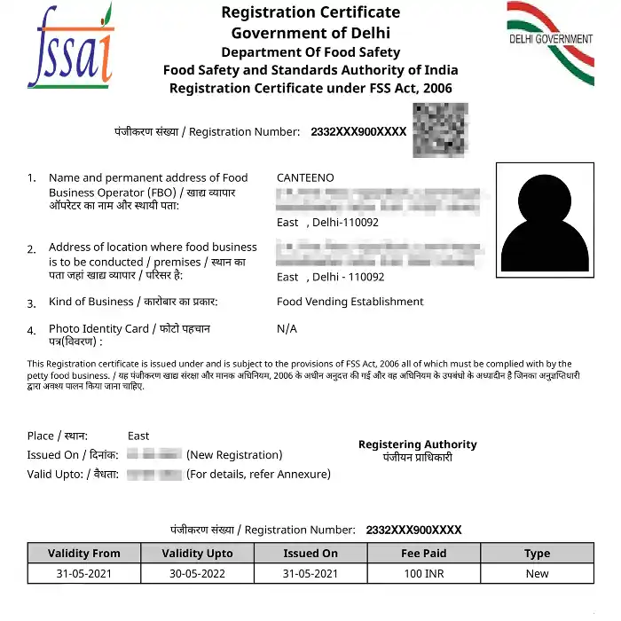 FSSAI Certificate Service In Chennai